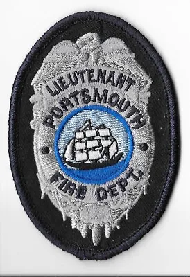 Portsmouth Fire Department Virginia Lieutenant Patch V1 • $5.75