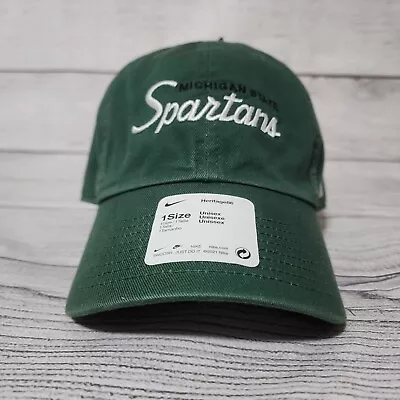 Nike Michigan State Spartans Dri-Fit Adjustable Uni-Sex Heritag86 Hat *One Size* • $21.89