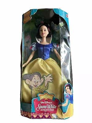 1998 Mattel Disney Classics My Favorite Fairytale Snow White Doll Sealed • $29.82