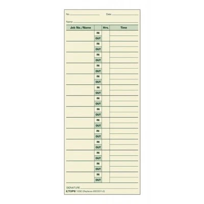 $61.19 • Buy Tops Manila Job Card Set Of 500 Tops1290