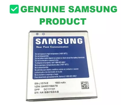 🔋Original OEM Samsung Bttry EB-L1D7IVZ Nexus I515 Galaxy S2 T989 Skyrocket I727 • $13.59