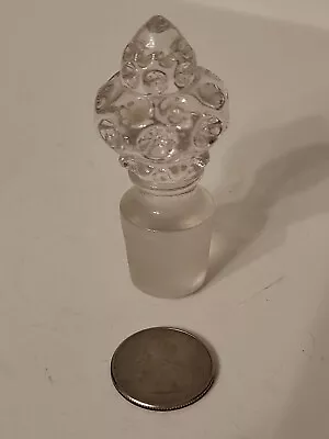 Vintage Crystal Bottle Decanter / Perfume Bottle Topper • $3.99