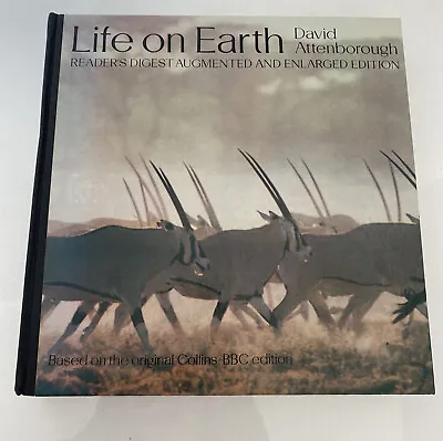Life On Earth David Attenborough. Readers Digest Edition. Hardback • £8.90