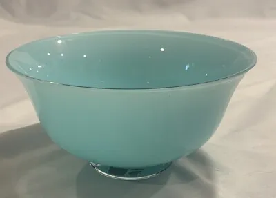 VETRI D'ARTE MURANO Art Glass Bowl Aquamarine  • $35