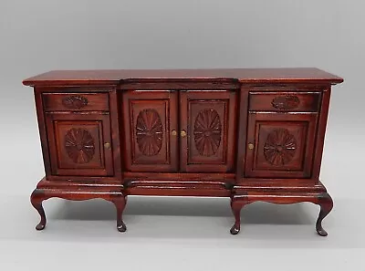 Vtg Beautiful Fantastic Merchandise Antique Sideboard Dollhouse Miniature 1:12 • $24.99