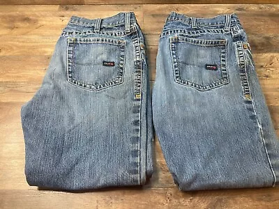 Lot Of 2 Ariat FR Jeans 32x32 M4 Low Rise Boot Cut Cat 2 Fire Resistant Bundle • $59.99