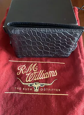 $250 • Buy RM Williams Crocodile Skin🐊 Wallet. Leather Inner Card Holder. RRP $450