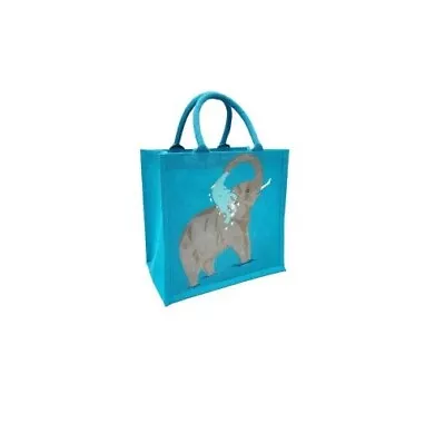 Shared Earth Fair Trade Jute Canvas Tote Eco Medium Shopping Bag Brand New • £7.99