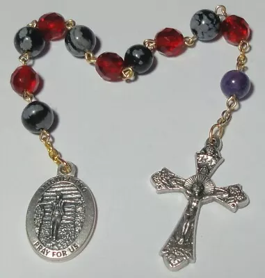 $17.99 • Buy Handmade In The USA Blessed Miguel Pro 1-Decade Rosary - Mexican Priest & Martyr