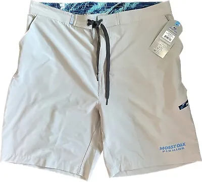 Mossy Oak Fishing Quick Dry Mens Board Shorts No Mesh Swim Trunks Men XL NWT • $19.99