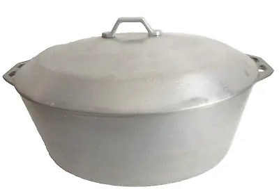 Vintage Super Maid Supreme Cookware Aluminum Pot W Lid Dutch Oven Patent Pending • $34.99