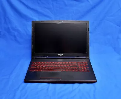 FOR PARTS MSI Gaming Laptop GL63 Intel I7 8750H GTX1050 NO RAM NO HDD NO Charger • $180