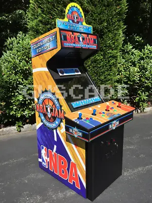 NBA JAM Tournament Edition Arcade Machine NEW Full Size Plays OVR 1024 GUSCADE  • $4499