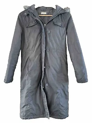Miss Selfridge Parka. Quilted Lining. Size 10. Pit To Pit 19.5” See Info* • £9