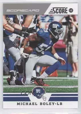 2012 Score Scorecard Michael Boley #39 • $1.39