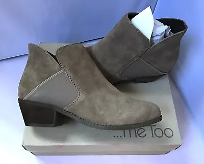 Women’s Ankle Boots Me Too Suede Size 9 M NUTMEG ZADA14 New!! • $34.99