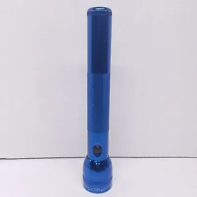 Vintage 12  MAG-LITE MAGLITE Flashlight 3 D CELL Blue Aluminum USA Test/Working • $18.99