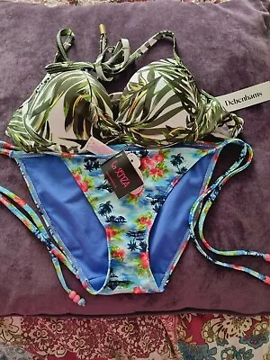 Womens  New  Debenhams  Bikini Set Size 34b   Top & 10   La Senza  Bottoms  • £11.99