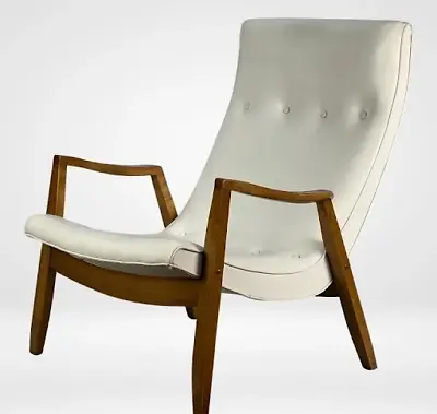 MCM Milo Baughman Scoop Lounge Chair For James Inc. • $998