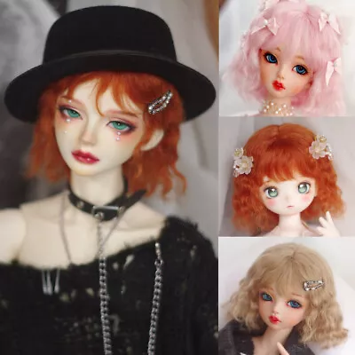 BJD Doll Hair Wig SD Mohair For Blythe1/3 1/4 1/6 1/8 Girl Doll Short Curly Hair • $31.79