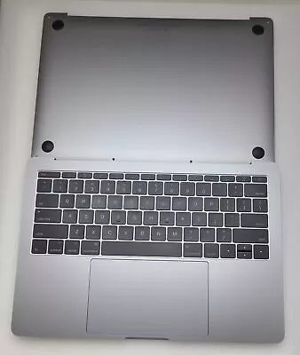 MacBook Pro 13  A1708 2017 Top Case Gray Keyboard Battery 82% TrackPad Bottom... • $34.99