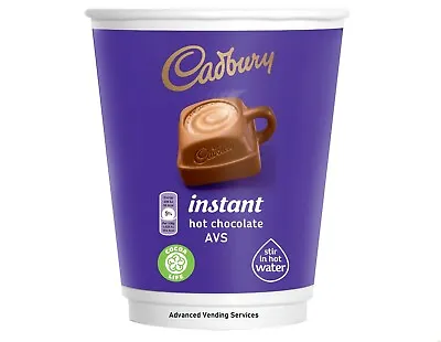 Cadbury Hot Chocolate Drink 2GO 12OZ Fresh Foil Seal INCUP Smooth & Creamy X 150 • £90.95