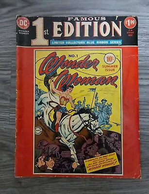 Famous 1st Edition #F-6 (1975) DC Treasury Edition Wonder Woman Bronze Age VG • $18.99