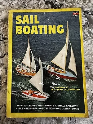 VINTAGE Fawcett Book 148 Sail Boating (Mechanix Illustrated) 1952 • $10.99