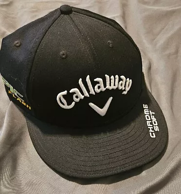 Callaway Golf Tour Authentic Adjustable Hat Black Epic Odyssey Chrome Soft • $13.99