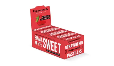 Peppersmith 100% Xylitol Strawberry & Vanilla Pastilles (Pack Of 12 = 300 Pa... • £15.99