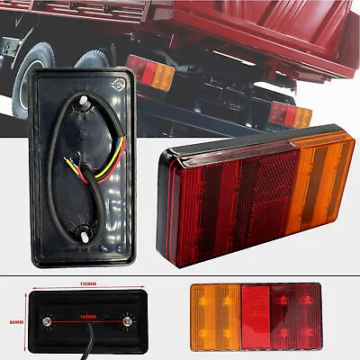 2Pcs 12V LED Tail Lights Stop Indicator Ute Trailer Caravan Truck 4WD CAMPER UTE • $19.89