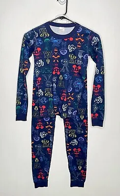 Hanna Andersson Disney 100 Pajamas Kids 2 Pc Set Kids Size 12 Long John Blue  • $23.09