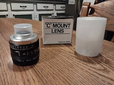 ELBEX TV Lens 8mm 1:1.3 Made In Japan New Original Packaging • $59.95