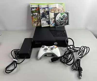 Xbox 360 Slim 4GB Game Bundle Tested NO HARD DRIVE FREE EXPEDITED SHIPPING! • $88.95