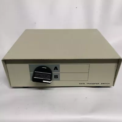 Data Transfer Switch DB25 2Way Manual Computer Switch Gently Used • $9.95