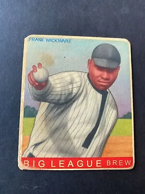 R319-Helmar BIG LEAGUE #103 Frank Wickware Mohawk Giants Negro League • $150