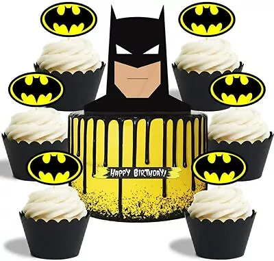 Batman Birthday Cake Toppers • $8