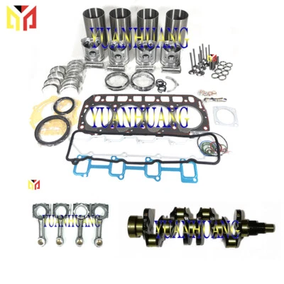 $1508 • Buy V3800 Engine Rebuild Kit & Crankshaft Con Rod For KUBOTA Bobcat Tractor Overhaul