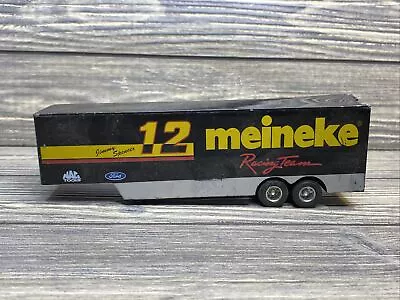 Vintage Racing Champions Meineke Racing Team #12 Black Metal Truck Trailer  • $8.99