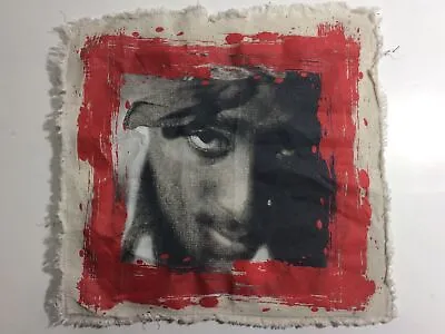 2PAC - Tupac 12” X 12” Cloth Fabric Display Art Printed Rare Mini Tapestry • $18.72