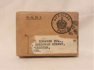 £9.99 • Buy Original WW2 British RAF Royal Air Force Medal Box Edwards Esq