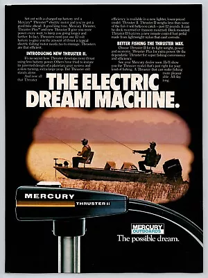 1984 Vintage Mercury Thruster 2 The Electric Dream Machine Print Ad • $10.99