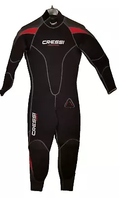 Cressi 5mm Comfort MEDIUM Men's Scuba Monosuit Back Zip Lined Wetsuit • $210