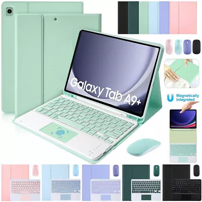 For Samsung Galaxy Tab S7 S8 S9 S9 FE A8 A9+ Tablet Touchpad Keyboard Case Mouse • £15.89