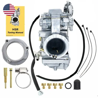 Smoothbore Carburetor Fit For Mikuni HSR45 45mm Carb Harley EVO Twin Cam TM45-2K • $109.99