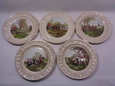 £7.99 • Buy J.F. Herring Sen - Royal Worcester Spode Palissy Plate - Hunting Scenes