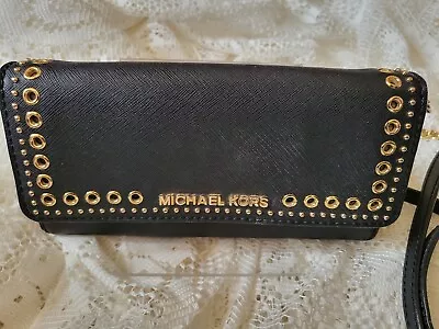 👜Michael Kors Jet Set Wallet/Phone/Crossbody Purse ~ Saffiano Leather ~ Grommet • $75