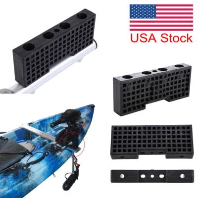 $15.19 • Buy Kayak Trolling Motor Mount Block Board Fishing Boat Canoe Motor Mount Bracket US