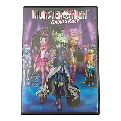 Monster High Ghouls Rule DVD Widescreen Movie Frankie Draculaura Cleo DeNile • $5.95