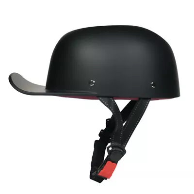 Vintage Open Face Motorcycle Half Helmet Baseball Cap Bike Scooter Jet Helmets • $42.90